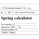 Calculator in Java Spring Boot